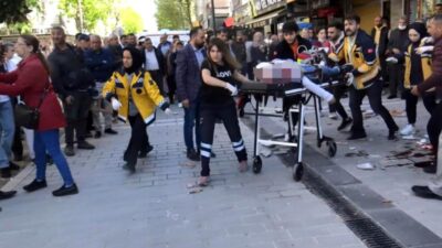 Korkunç olay! Binadan kopan beton parçaları can aldı