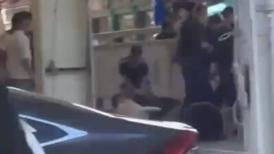 Bursa’da gençlerin meydan muharebesi kameralarda