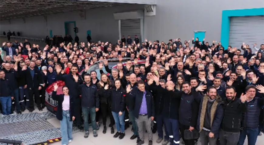 Togg ilk sevkiyatın görüntülerini paylaştı! Gemlik’ten böyle uğurlandı