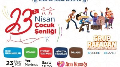 Bursa’da çocuklara çifte bayram