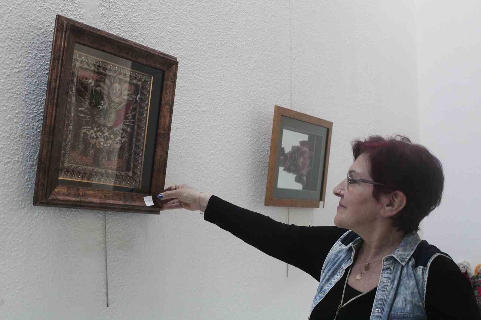 Bursa'da hobi olarak yaptığı sanatı emekli olduktan sonra sergiledi 1 hobi olarak yaptigi sanati emekli olduktan sonra sergiledi 0b85351