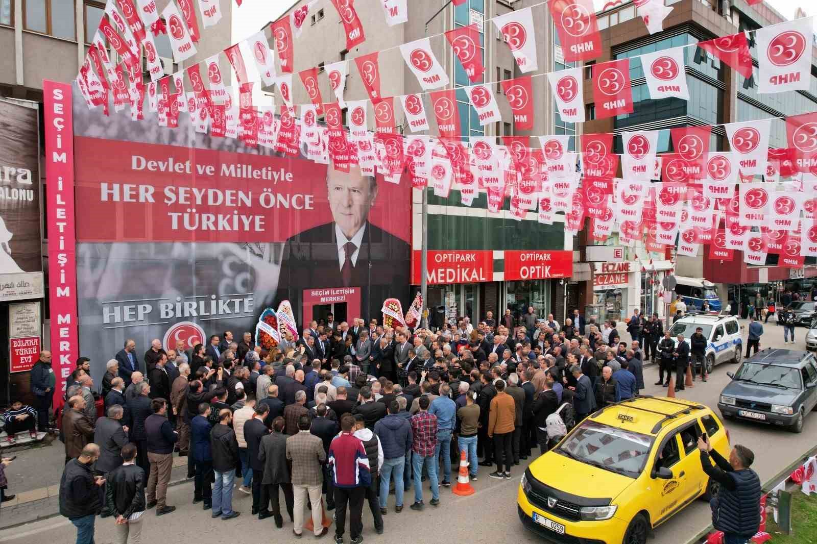 MHP Bursa Seçim İletişim Merkezi açıldı