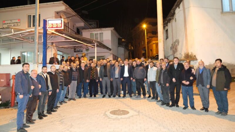 Orhaneli’de ramazanda köy ziyaretleri Bursa Orhaneli Belediye Başkanı Ali Aykurt ve çalışma arkadaşları Ramazan