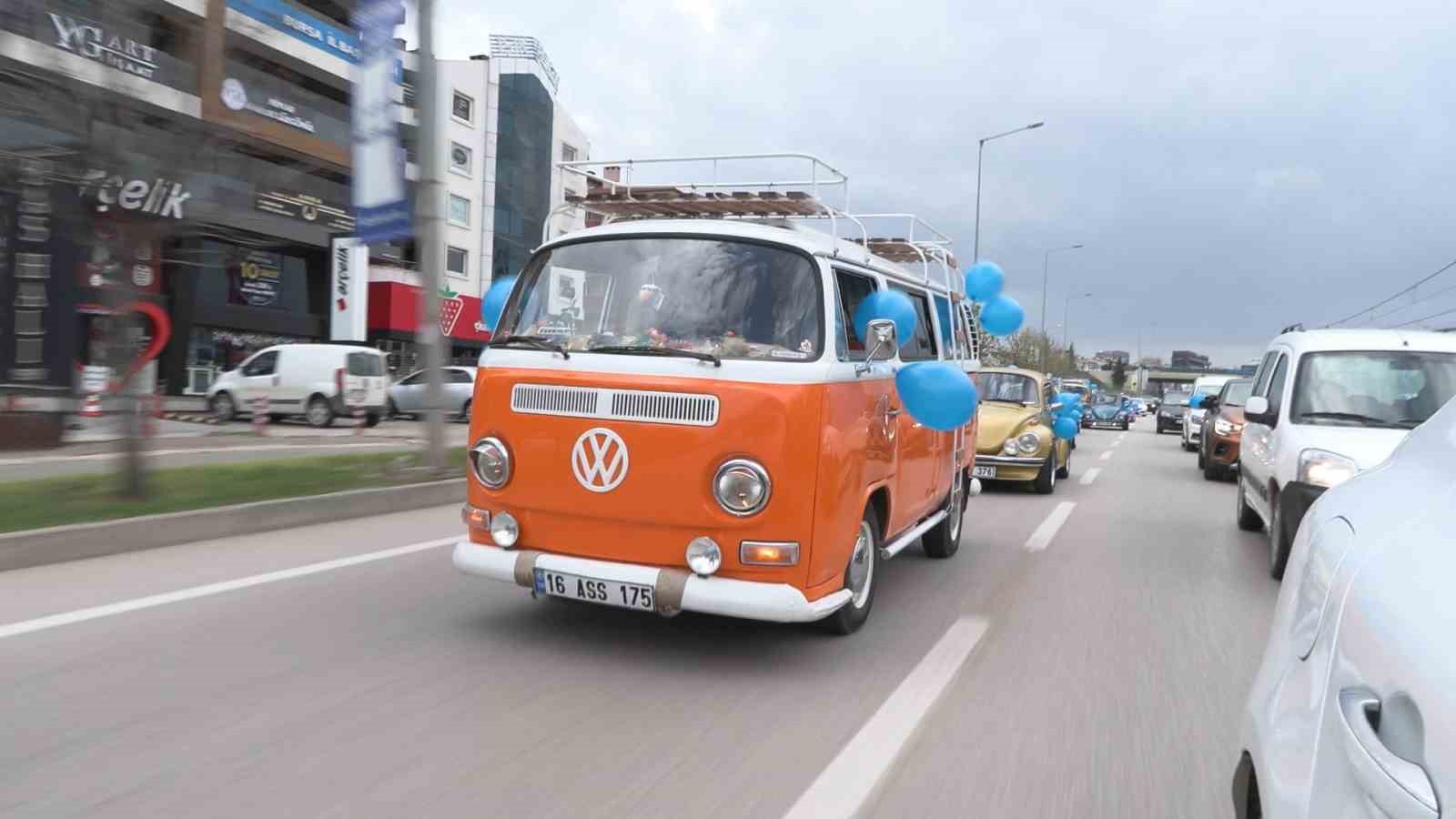 Otizmli çocuklara vosvos konvoyu