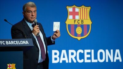 Barcelona Kulüp Başkanı Joan Laporta, "Negreira olayı" olarak adlandırılan hakemler