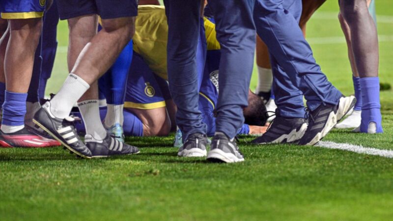 Ronaldo gol sevincinde ‘secde’ etti Suudi Arabistan Profesyonel Futbol Ligi ekiplerinden Al-Nassr'da forma giyen Portekizli