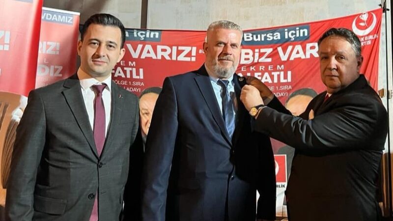 Mustafakemalpaşa’ya Büyük Birlik’ten atama! Büyük Birlik Partisi'nin Mustafakemalpaşa İlçe Başkanı olarak İsmail Acar atandı.