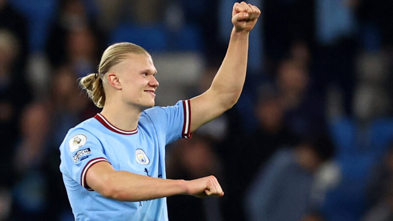 Haaland rekorlara doymuyor Manchester City formasıyla ilk sezonunda rekor üstüne rekor kıran Norveçli