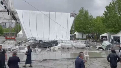 TOBB Genel Kurulu’nda branda çatı çöktü: 6 yaralı