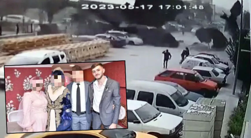 Çatıdan kopan parçalar üzerine düştü! Kahreden haber