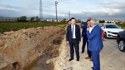 Bursa’nın o ilçesinde elektrik telleri yer altına alınıyor