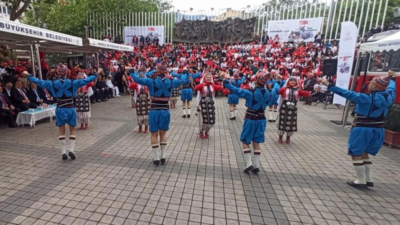 Bursa’da 19 Mayıs coşkusu