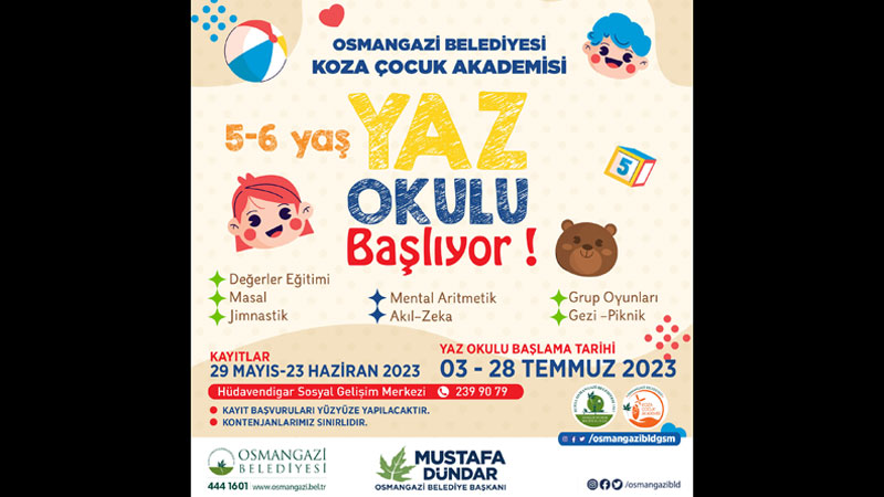 Koza Çocuk Akademi’de kayıtlar başladı