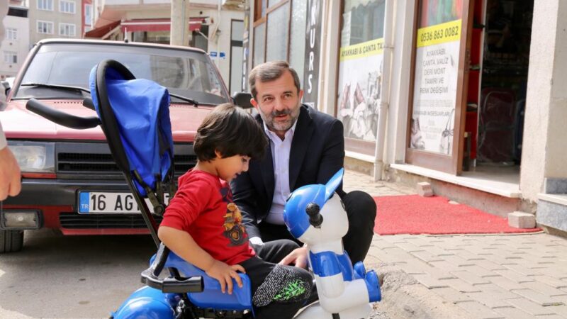 Gürsulu Muhammed’in hayalini Başkan Işık gerçekleştirdi Gürsu’da yaşayan Muhammed Emin’in en büyük hayallerinden biri gerçek oldu.