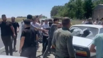 Seçim kavgası kamerada! İki aşiret birbirine girdi