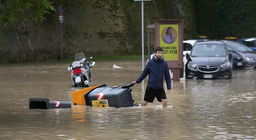 İtalya’daki sel felaketinde 13 bin kişi tahliye edildi