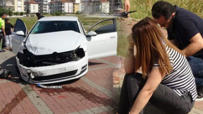 Test etmek istediği araçla 100 metre sonra kaza yaptı, olanlar oldu!