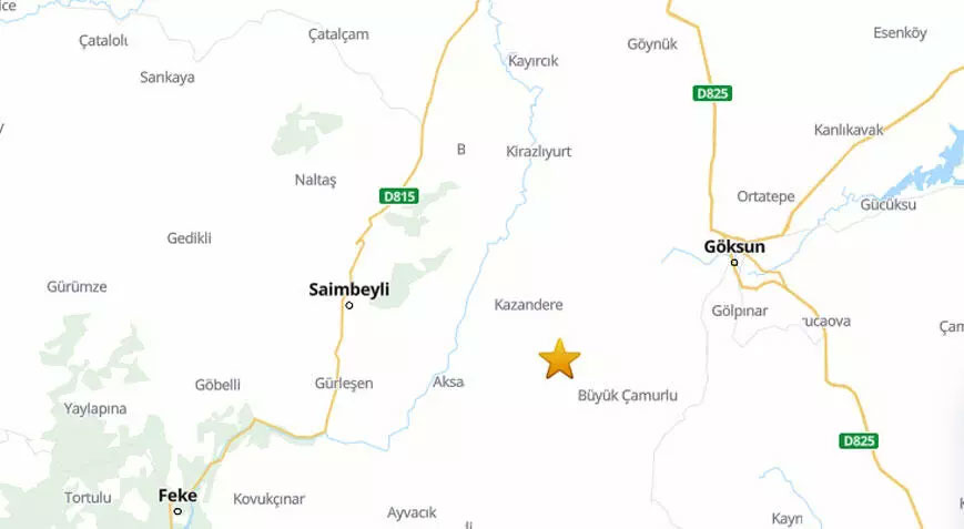 Kahramanmaraş’ta deprem