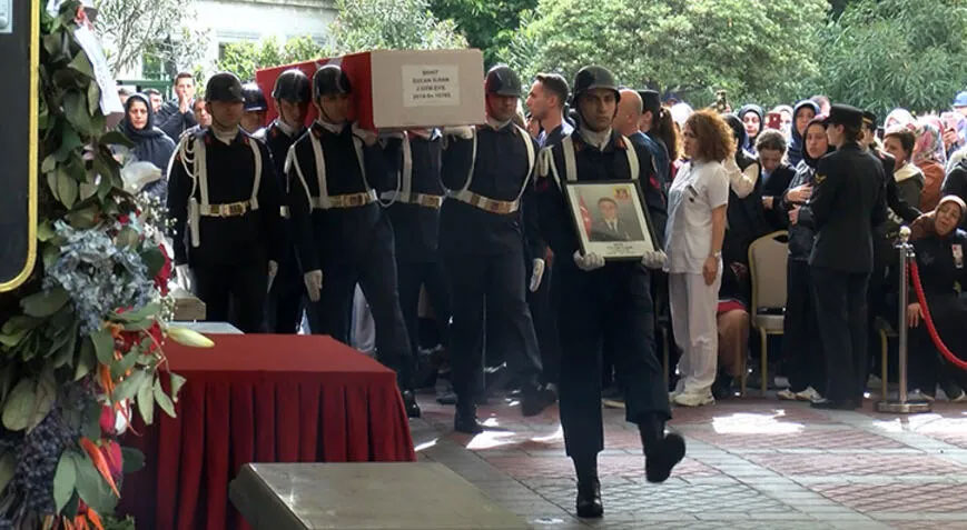 Şırnak’ta şehit olan Özcan İlhan son yolculuğuna uğurlandı