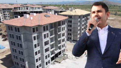 Afet konutlarında çatı göründü! Bakan Kurum duyurdu: Kurban Bayramı’nda tamamlayacağız