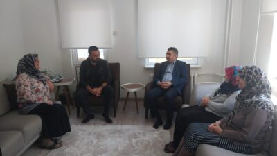 Başkan Yılmaz’dan şehit ailesine ziyaret