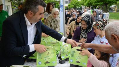 Yıldırım Belediyesi’nden 25 bin fide!