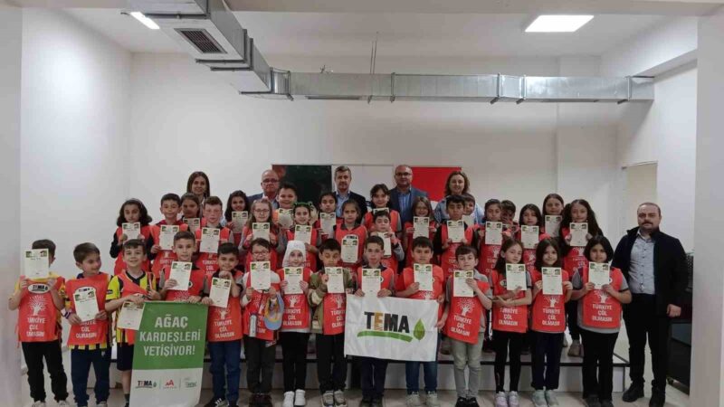 Bursa’da ağaç kardeşleri yetişiyor TEMA Vakfı ’Ağaç Kardeşliği’ projesi, Mustafakemalpaşa Cahit Zarifoğlu 3-C ve