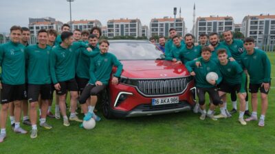 Bursaspor idmanına Togg geldi!