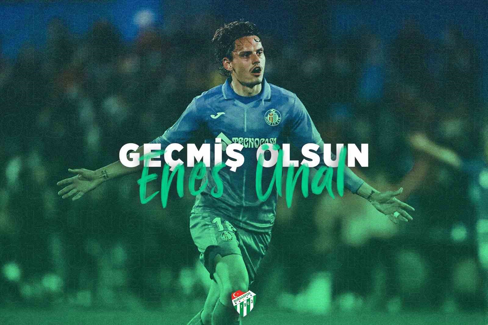 Bursaspor’dan Enes Ünal mesajı Bursaspor’dan Enes Ünal mesajı