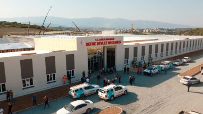 Defne Devlet Hastanesi’nin yapımında sona gelindi