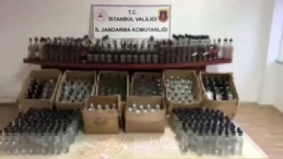 Sahte içki operasyonu: 3,6 ton ele geçirildi