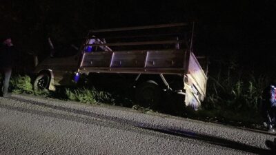 Bursa’da kamyonet sulama kanalına düştü: 1 yaralı