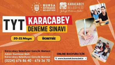 Karacabey’de gerçeğe yakın TYT provası