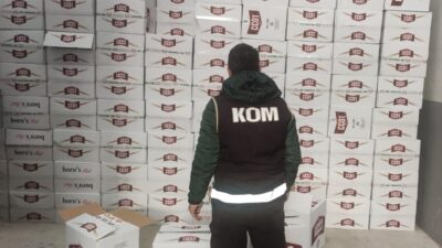 5 milyona yakın kaçak makaron ele geçirildi