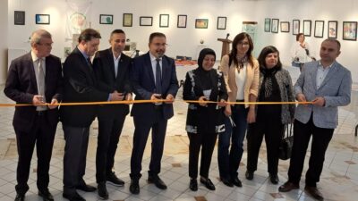 Bursa Büyükşehir Belediyesi’nin katkılarıyla, MS hastalarının el emekleriyle hazırladıkları ürünler,