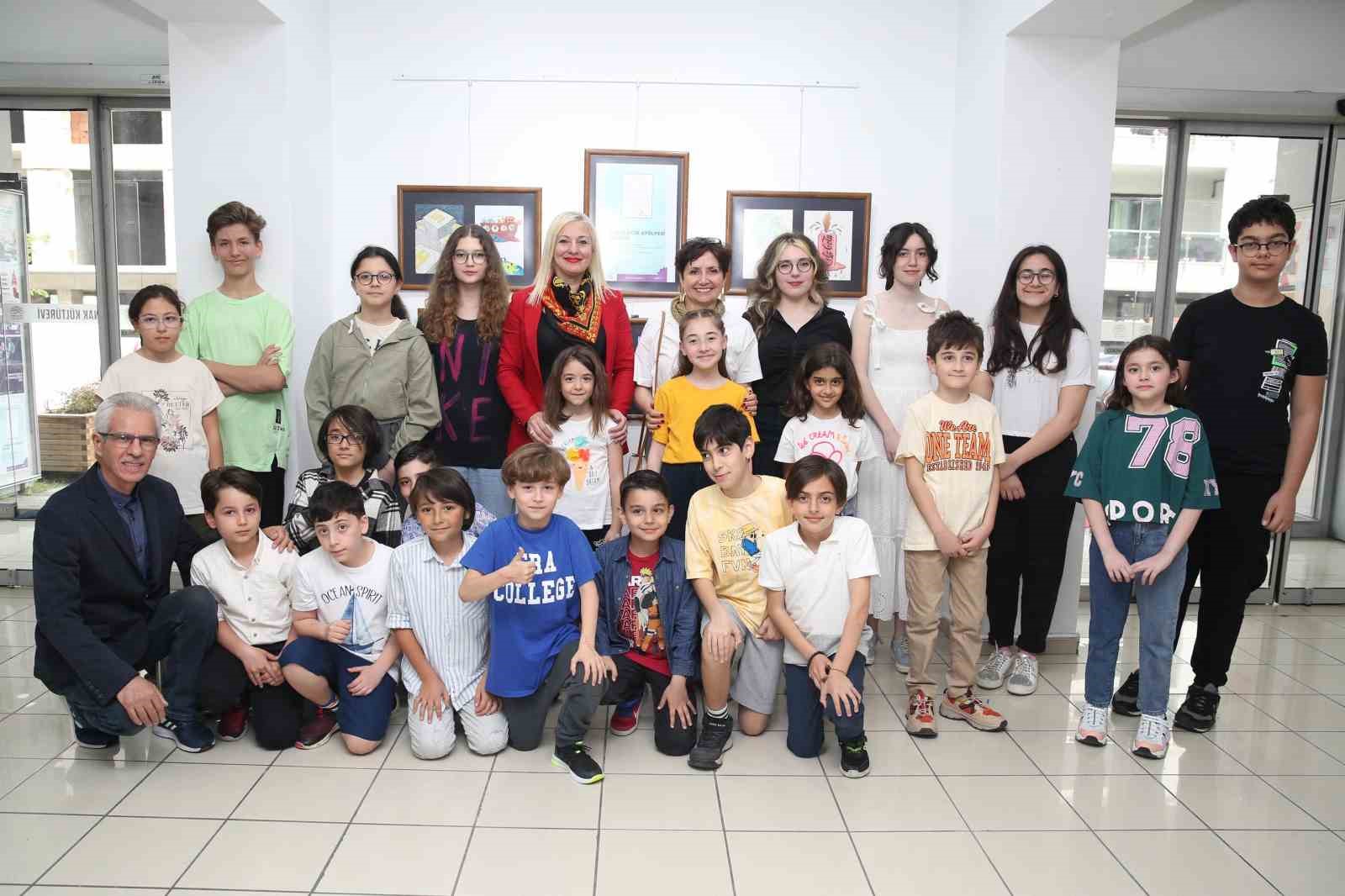 Nilüfer'de küçüklerden mesaj dolu sergi 3 niluferde kucuklerden mesaj dolu cizgiler b169b70