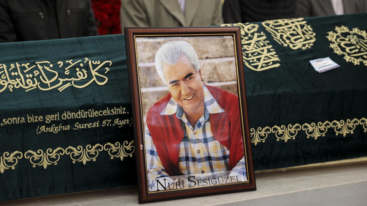 Usta sanatçıya son görev