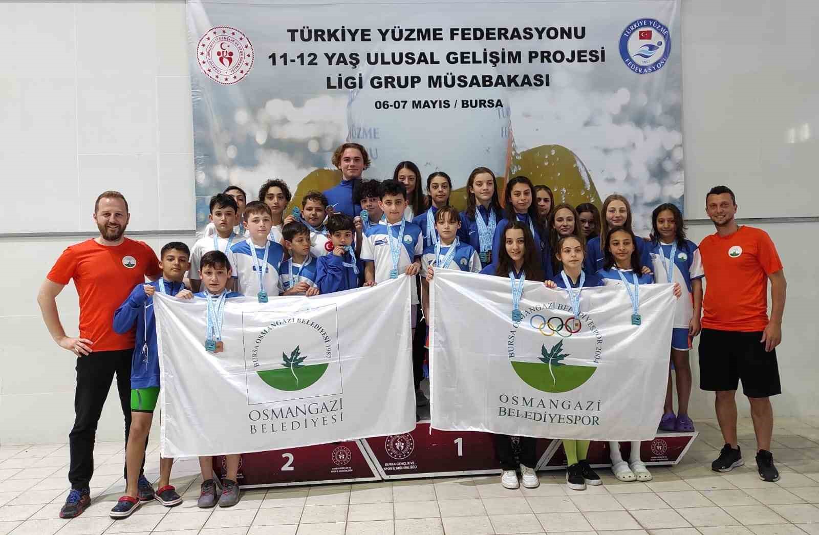 Osmangazili kulaçlar Bursa’ya damga vurdu Osmangazili kulaçlar Bursa’ya damga vurdu