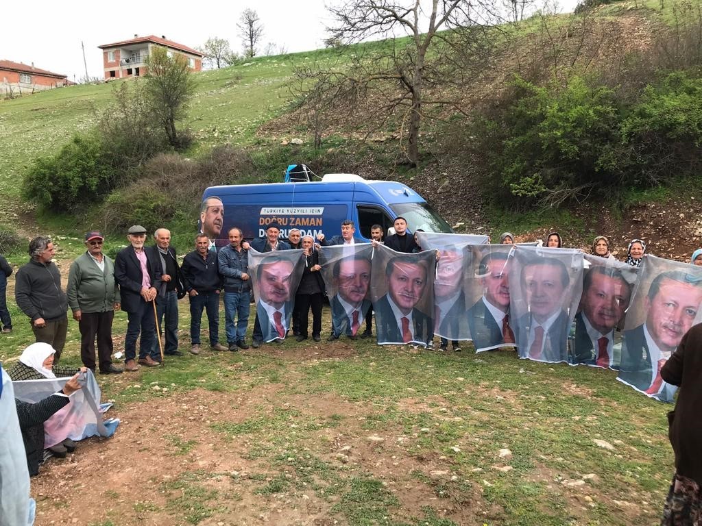 Bursa’da Tayyip Erdoğan’a damga vuran hareket