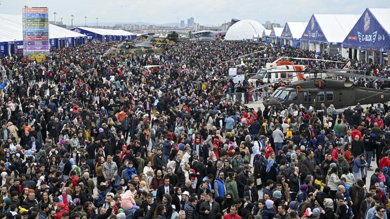 Havacılık, uzay ve teknoloji festivali TEKNOFEST, 4 günde 1 milyon