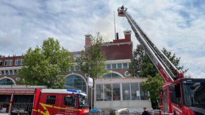 Özel hastanede yangın