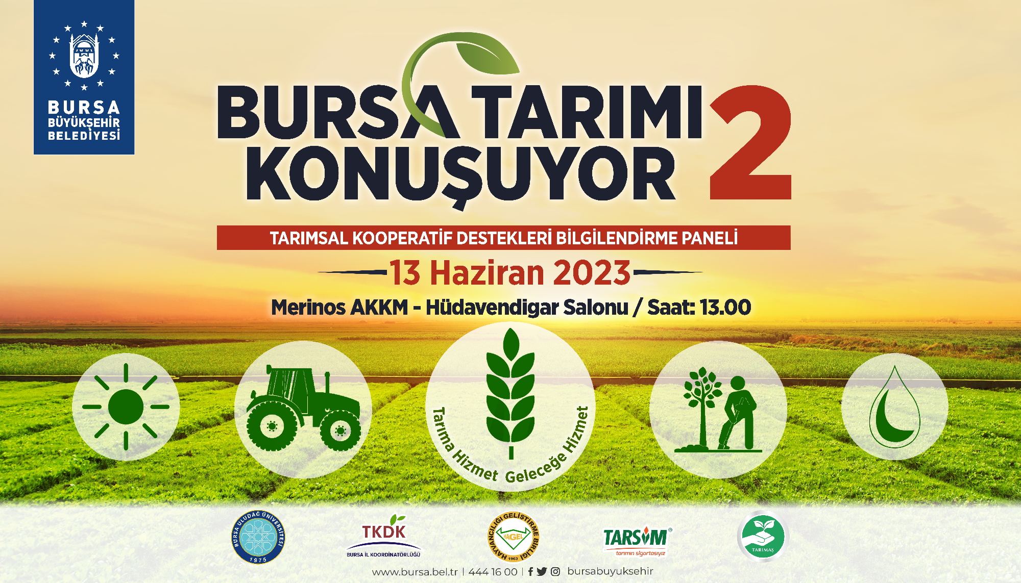 Bursa tarımı konuşacak