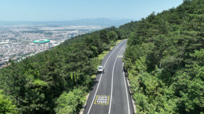 Uludağ Yolu sil baştan yenilendi