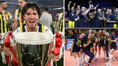 Fenerbahçe takım sporlarında 9 kupa kazandı
