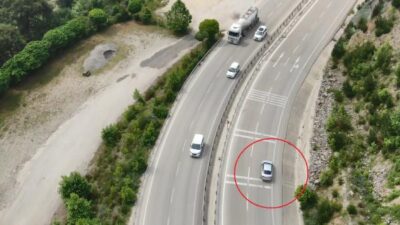 Bursa’da drone destekli operasyon! O anlar böyle görüntülendi