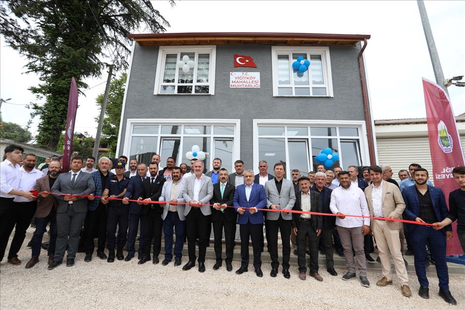 İnegöl Yiğitköy Mahalle Konağı törenle açıldı İnegöl Yiğitköy Mahalle Konağı törenle açıldı