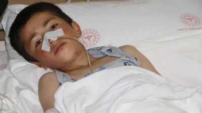 Ayı saldırısında yaralanan Enes, hayati tehlikeyi atlattı