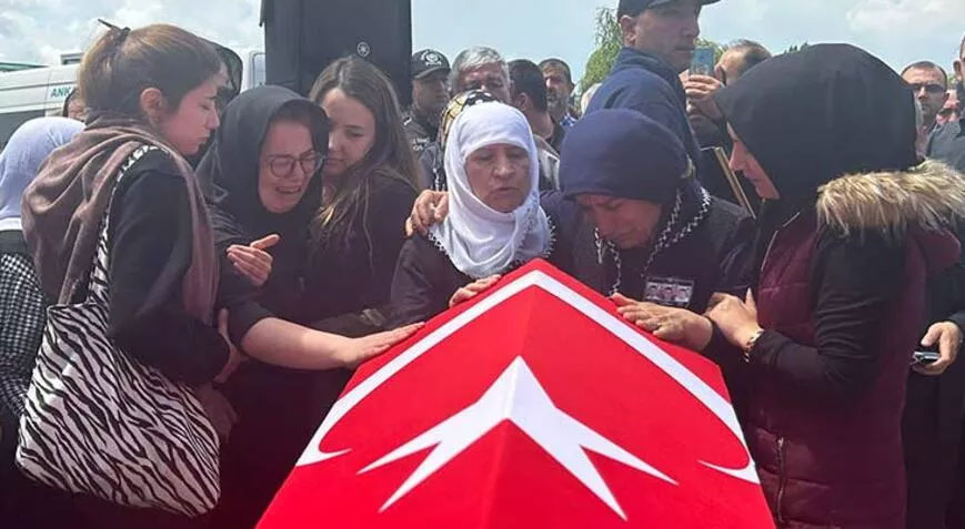 Patlamada şehit olan işçiler, son yolculuğuna uğurlandı