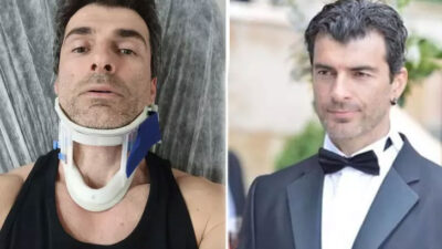 Ünlü oyuncu Özgür Özberk trafikte saldırıya uğradı! Hastaneden fotoğraf paylaştı