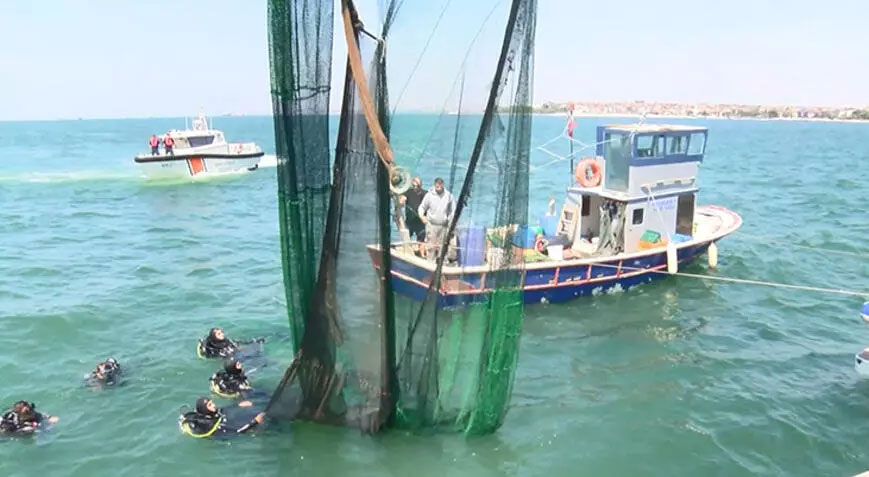 ‘Hayalet ağ’ temizliği: 9 yılda 335 bin metrekare ağ çıkarıldı